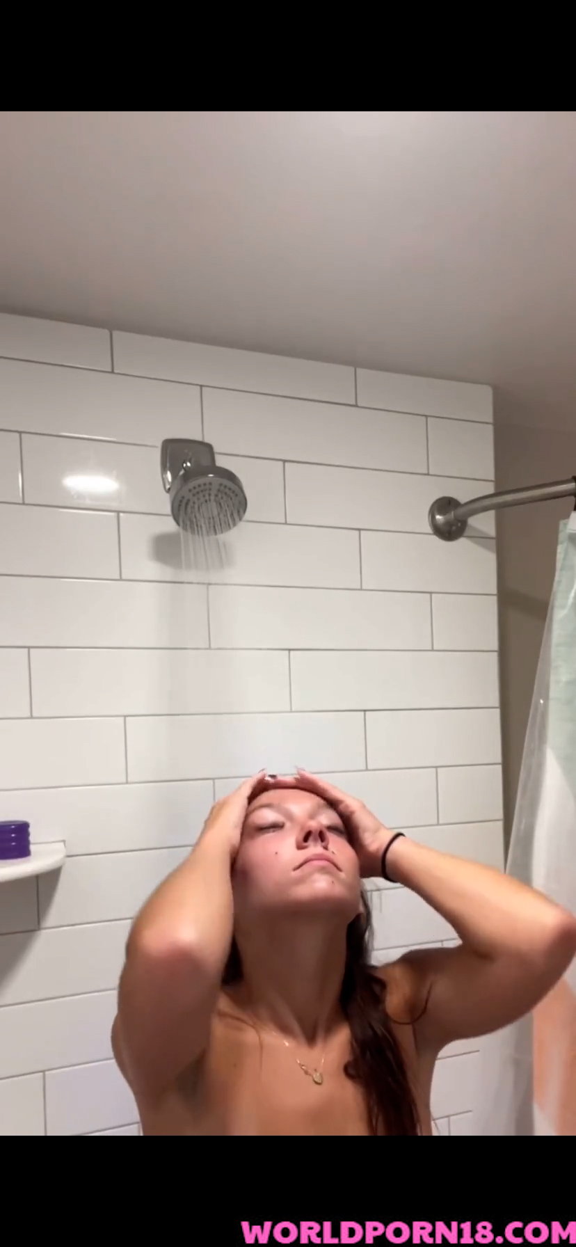Crazyjamjam Nude shower in bathroom – Onlyfans video leaked