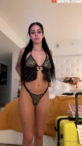 Camilla Araujo Strip teasing video Onlyfans leak!! So hot