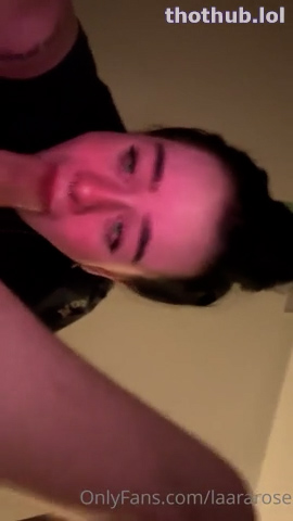 LaaraRose/Lara Rose BJ professional so lewd – Onlyfans sextape leaked